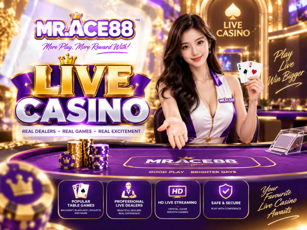 mrace88 live games - mr ace88 casino